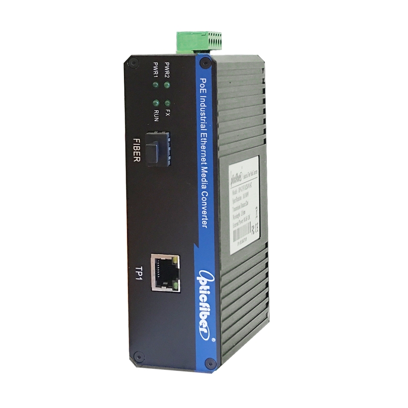 百兆1光1電工業級PoE交換機